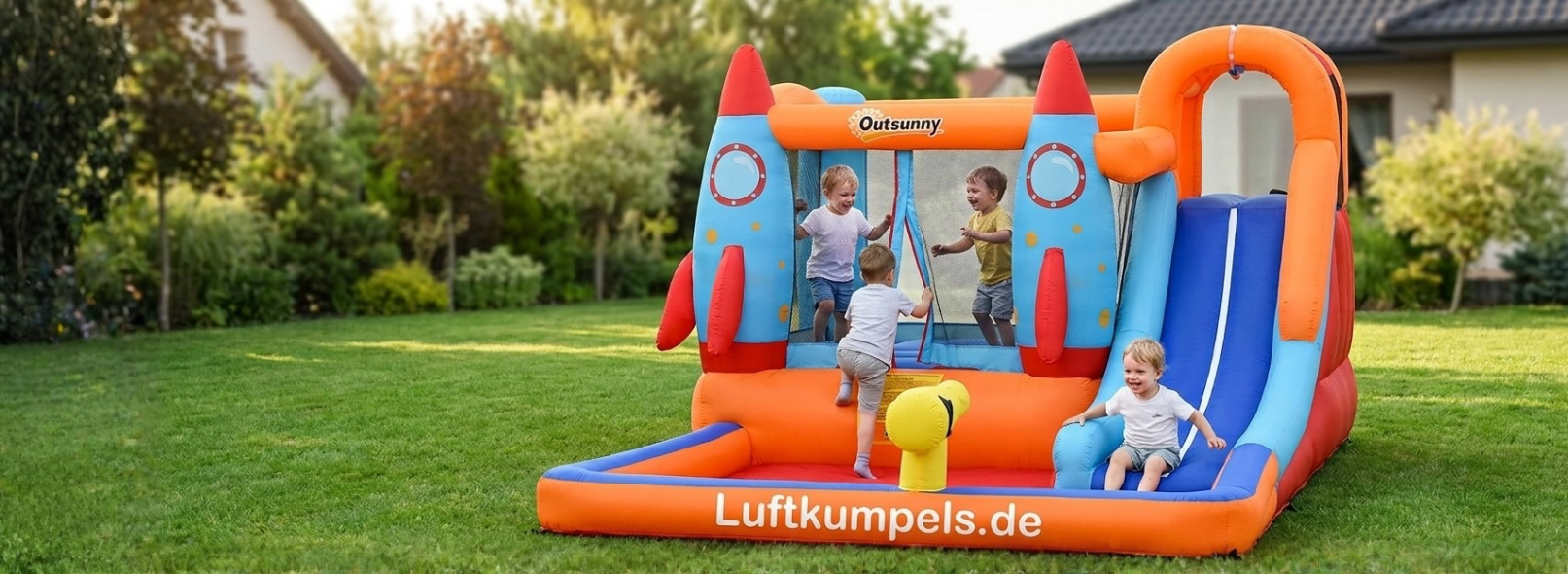 Wasserhüpfburg RocketStation mieten